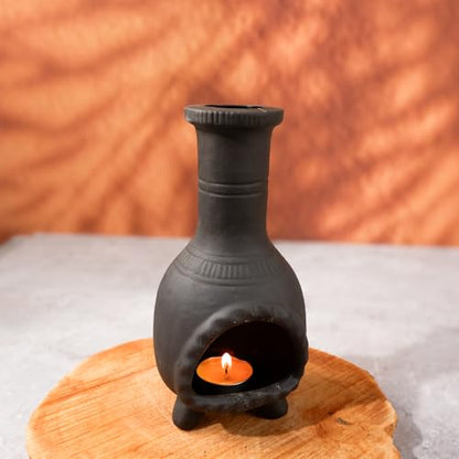 Sage & Palo Santo Sticks Holder for Incense Cones,Tabletop Incense Burner - color: Mexican Palo Santo Holde-black