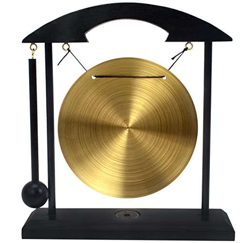 Fengshuibringluck Fengshui Gong I Ching Dragon Tai Chi Meditation Desktop Decoration, Gold, 8.58 x 7.54 x 2.13 in, FH1302 - color: Gold