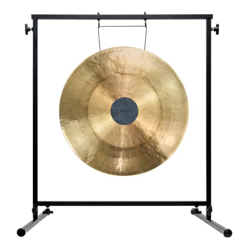 Unlimited Gong & Fruity Buddha Stand, with Mallet, Sound Healing & Yoga - size: 22" Chocolate Drop Gong