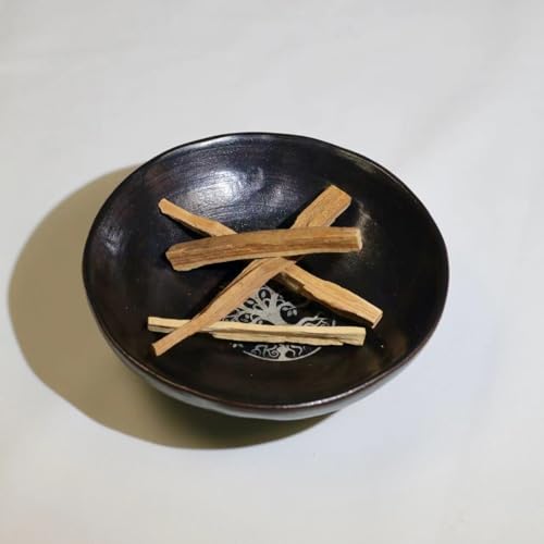 Prayer Offering Ritual Bowl Plate Great for Use Candles Tray Religious Spiritual Gifts （Black Tree Life） - style: Black Tree Life