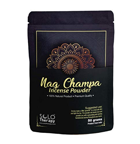 Nag Champa Incense Powder 50 Grams, Premium Quality, 100% Natural, Sacred Space, Natural Incense, Loose Incense, Product from India, Packaged in the USA (Nag Champa Incense Powder) - color: Nag Champa Incense Powder