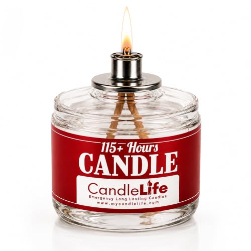 CandleLife Emergency Survival Candle 115 Hours Long Lasting Burning Time - size: 1 Pack