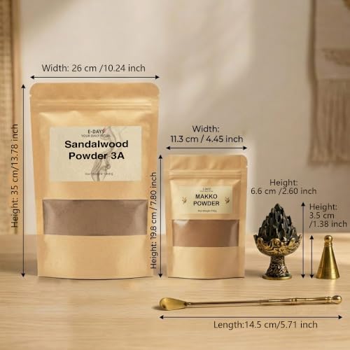 3A Natural Australian Sandalwood Powder 2.2lb(1000g) - size: 1000g