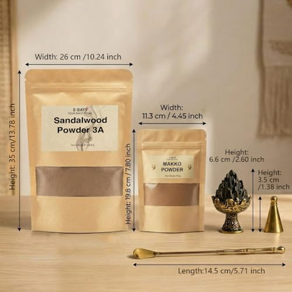 3A Natural Australian Sandalwood Powder 2.2lb(1000g) - size: 1000g