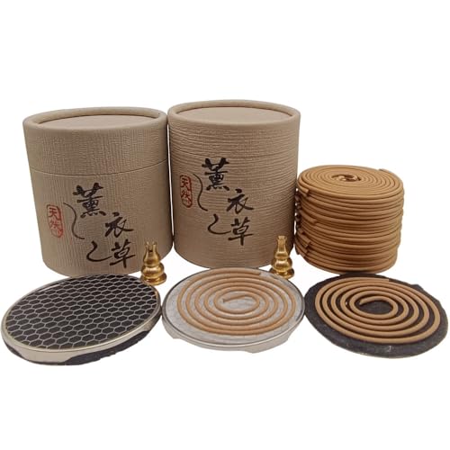 Coil Incense,Traditional spiraled Incense,Perfect for Meditation Spaces,Living Rooms,or Any Indoor Area Where You Want to Create a Relaxing Atmosphere. (48Lavender+48Lavender) - color: 48lavender+48lavender
