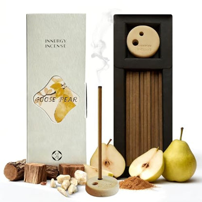 Innergy Goose Pear Square Incense Sticks, No Bamboo Core, 50 Count - color: Goose Pear