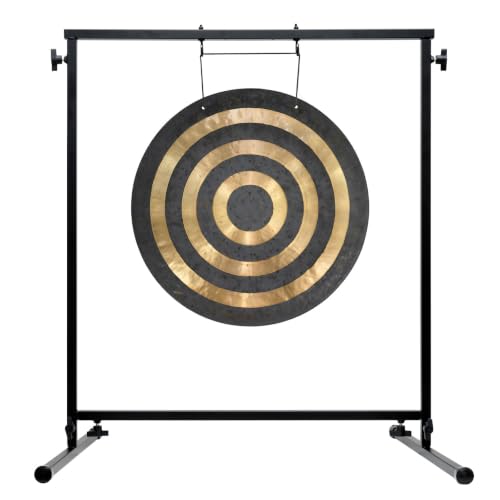 Unlimited Gong & Fruity Buddha Stand, with Mallet, Sound Healing & Yoga - size: 20" Solar Flare Gong