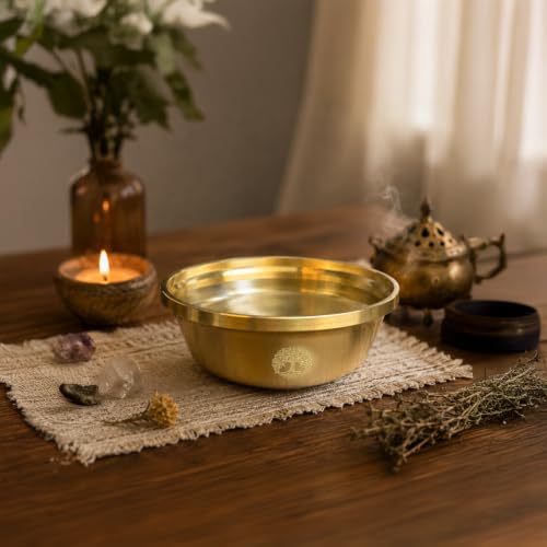 Offering Bowl Life Tree Small Copper Bowl for Ritual, Wicca, Altar