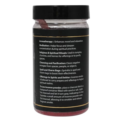 Vrinda® Oshun Premium Incense Powder 50gm - Honoring The Powerful Orisha of Love, Beauty & Fertility. Ritual Incense for Abundance & Devotion.