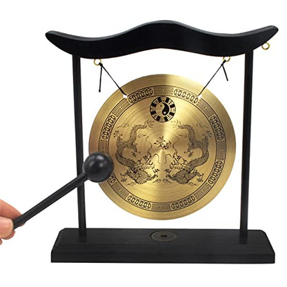 Zen Art Brass Feng Shui Desktop Gong H1303 - color: H1303