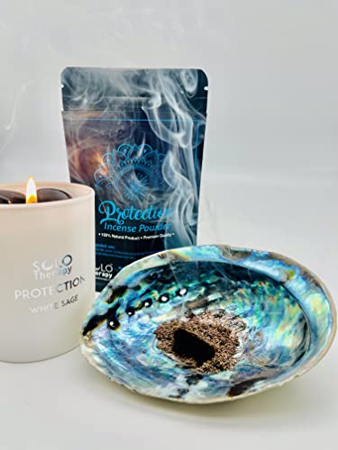 Protection Incense Powder 50 Grams, Premium Quality, 100% Natural, Sacred Space, Natural Incense, Loose Incense, Product from India, Packaged in the USA (Protection Incense Powder) - color: Protection Incense Powder