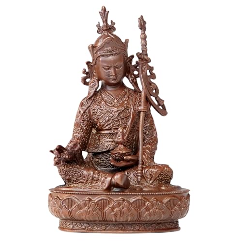 Padmasambhava Buddha Statue Pure Copper Handmade Zen Meditation Decor - color: Padmasambhava