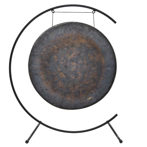 24" Chinese Gongs on the Welcoming Gong Stand - Includes Gong, Stand, & Mallet/Sturdy & Supportive/Great for Meditation - size: 24" Mother Tesla Gong