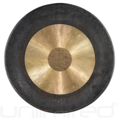Unlimited Dark Star Gongs - Includes Gong, Mallet & Rope/Bronze Chinese Gong/Bouncy & Moody Tone/For Sound Therapy, Meditation, & Yoga - size: 36"