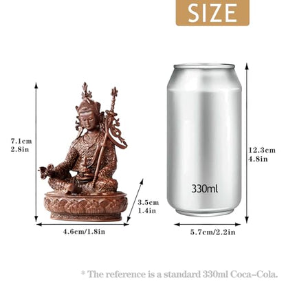 Padmasambhava Buddha Statue Pure Copper Handmade Zen Meditation Decor - color: Padmasambhava