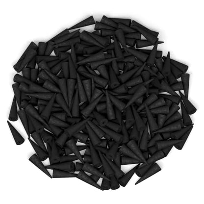 Lemon Eucalyptus Charcoal Incense Cones 2" BACKFLOW - 60 Pack - Natural Scented Cones Handmade Hand Dipped