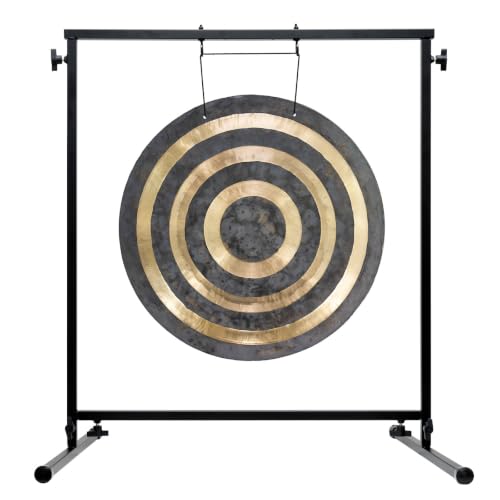 Unlimited Gong & Fruity Buddha Stand, with Mallet, Sound Healing & Yoga - size: 22" Solar Flare Gong