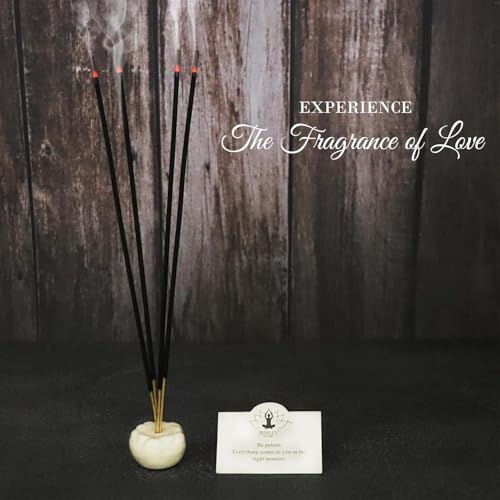 Hosley 40 Pack Incense Sticks – Rustic Sandalwood – Perfect for Home, Meditation & Aromatherapy - color: Rustic Sandalwood-40