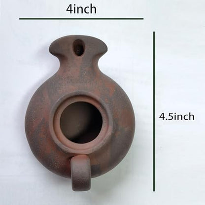 Clay Oil lamp Vintage Replica Imitation Christian Gift Bible Jesus Biblical Oil Ancient Hebrew Oil Lamp (Retro)
