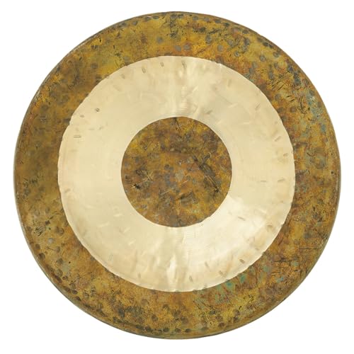 Unlimited Atlantis Chau Gongs - Includes Gong, Mallet & Rope/Bronze Chinese Gong With Traditional & Aged Look/For Sound Healing, Meditation, & Yoga. - size: 14"