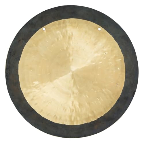 Unlimited Dark Wind Gongs - Includes Traditional Gong Mallet & Rope/Similar to Wind Gongs/Balanced & Deep Tones/Great for Meditation - size: 12"