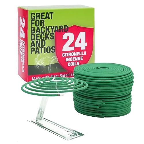 Citronella Incense Coil - Each Coil Could Last for 5-7 Hours - style: Citronella 24 Coils
