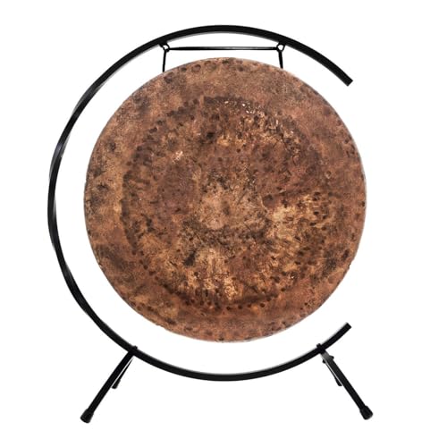 24" to 26" Chinese Gongs on Paiste Floor Stand - 26" Atlantis Gong/Includes Gong, Mallet, & Stand/Used by Kundalini Teachers/Traditional Handmade/Great for Sound Healing, Meditation, & Yoga - size: 26" Atlantis Gong
