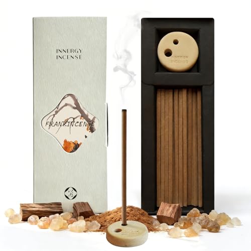 Innergy Frankincense Square Incense Sticks, No Bamboo Core, 50 Count - color: Frankincense