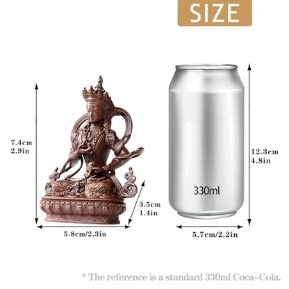Vajrasattva Buddha Statue Pure Copper Handmade Zen Decor Figurine - color: Vajrasattva