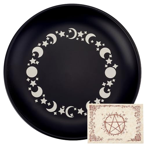 CREATCABIN Phase Moon Star Offering Bowl, Stainless Steel, 5.55 Inch - style: Phase Moon Star-61D