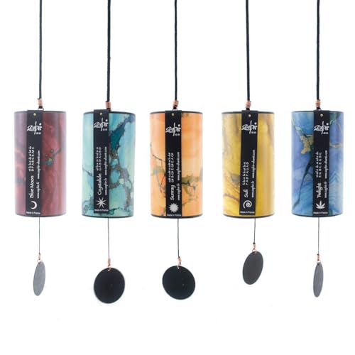 Zaphir Chimes - Includes 1 Chime/Tuned According to the 5 Seasons & Elements of FengShui - size: Set of 5 Tunings: #2