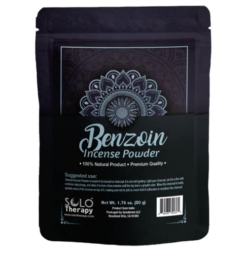 Benzoin Incense Powder 50 Grams, Premium Quality, 100% Natural, Sacred Space, Natural Incense, Loose Incense, Product from India, Packaged in the USA (Benzoin Incense Powder) - color: Benzoin Incense Powder