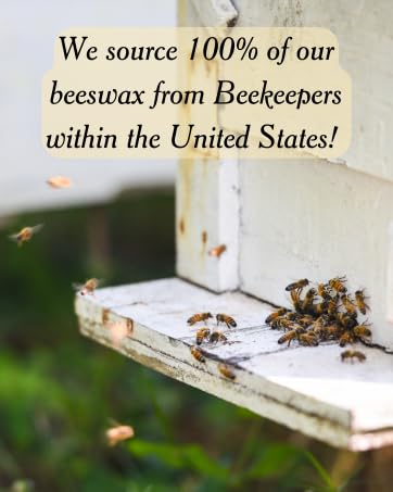 Sunbeam Candles 100% Pure Beeswax Votives | 6 Count Box | Long Burning 15-Hours Each | All Natural Non-Toxic Beeswax Prayer Candle