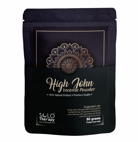High John Incense Powder 50 Grams, Premium Quality, Resealable Bag, Good Luck Protection Prosperity, High John Powder Incense, Loose Incense (High John Incense Powder) - color: High John Incense Powder