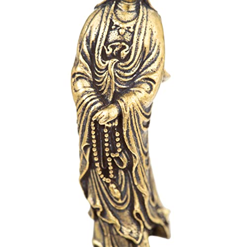 Brass Baby Guan Yin Statue,Quan Yin,Kwan Yin,Quan Am Figure & Sculpture - color: C