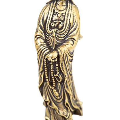 Brass Baby Guan Yin Statue,Quan Yin,Kwan Yin,Quan Am Figure & Sculpture - color: C