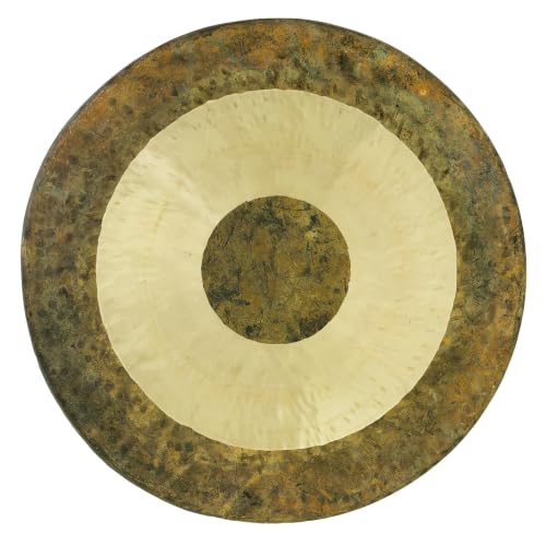 Unlimited Atlantis Chau Gongs - Includes Gong, Mallet & Rope/Bronze Chinese Gong With Traditional & Aged Look/For Sound Healing, Meditation, & Yoga. - size: 24"