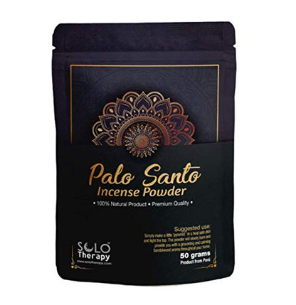 Palo Santo Incense Powder 50 Grams, Premium Quality, 100% Natural, Sacred Space, Natural Incense, Loose Incense, Product from Perú, Packaged in the USA (Palo Santo Incense Powder) - color: Palo Santo Incense Powder