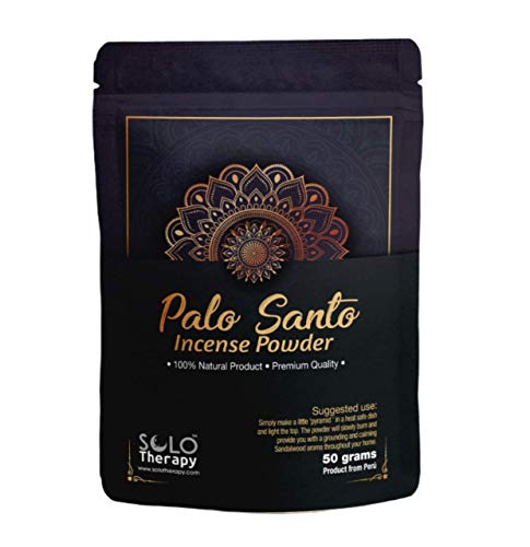 Palo Santo Incense Powder 50 Grams, Premium Quality, 100% Natural, Sacred Space, Natural Incense, Loose Incense, Product from Perú, Packaged in the USA (Palo Santo Incense Powder) - color: Palo Santo Incense Powder