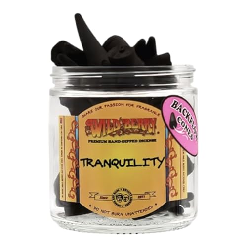 Wild Berry Tranquility Backflow Incense Cones - 25 Pack