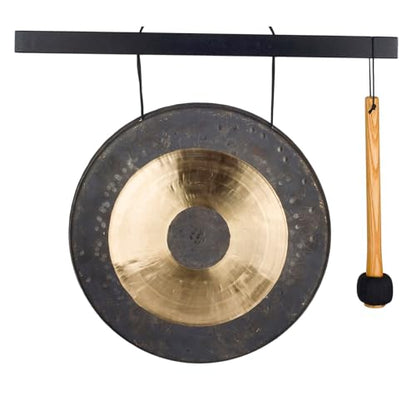 Woodstock Chimes HCGONGM The Original Guaranteed Musically Tuned Chime Medium Hanging Gong, Quintet, Chau