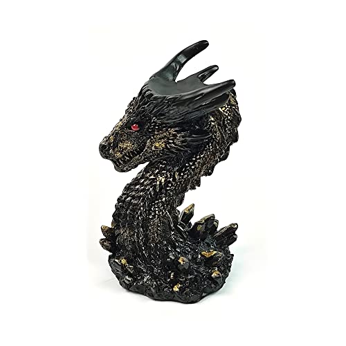 Dragon Head Crystal Ball Stand Sphere Display, Natural Healing Feng Shui Glass Orb Holder Base Statue Decoration, for 50mm-90mm Sphere - color: Dragon Head