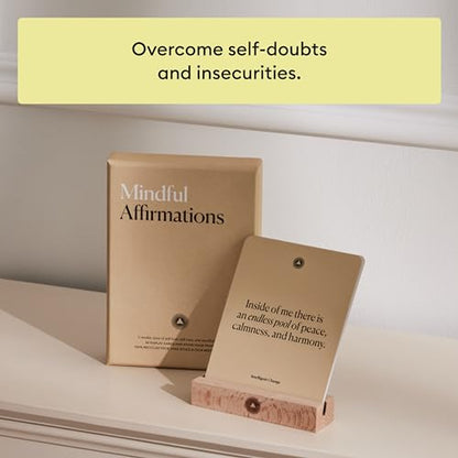 Intelligent Change Mindful Affirmations, 52 Positive Affirmation Cards for Women with Display Stand, Daily Affirmations for Inspiration, Mindfulness & Self Care, Unique Gifts for Women and Men - style: Classic Edition