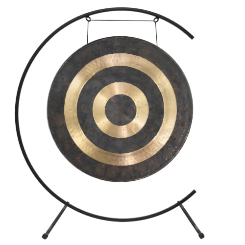 24" Chinese Gongs on the Welcoming Gong Stand - Includes Gong, Stand, & Mallet/Sturdy & Supportive/Great for Meditation - size: 24" Eventual Horizon Gong