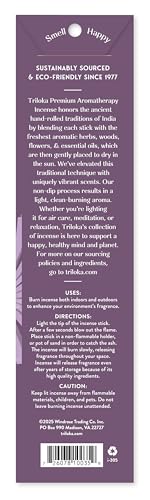 Triloka Premium Incense, Jasmine, 10 Sticks - color: Jasmine, size: 10 Count