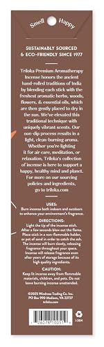 Triloka Premium Incense, Frankincense, 10 Sticks - color: Frankincense, size: 10 Count