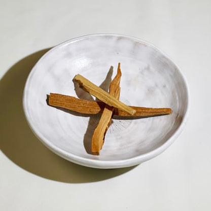 Prayer Offering Ritual Bowl Plate Great for Use Religious Spiritual Gifts（White Meditation） - style: White Meditation