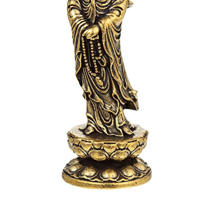Brass Baby Guan Yin Statue,Quan Yin,Kwan Yin,Quan Am Figure & Sculpture - color: C