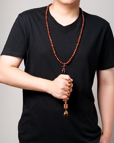 Natural Wooden Adult Bracelet Spring Chain Bracelet， 1pc/pack - style: Dia.15mmX15pcs