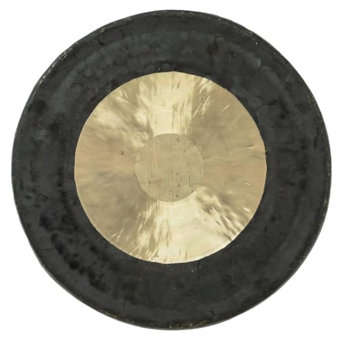 Unlimited Dark Star Gongs - Includes Gong, Mallet & Rope/Bronze Chinese Gong/Bouncy & Moody Tone/For Sound Therapy, Meditation, & Yoga - size: 16"